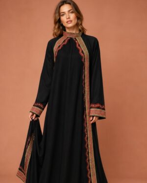 Royal Heritage Embroidered Abaya