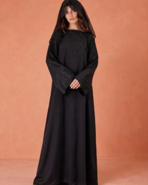 Aura Shimmer Embroidered Abaya