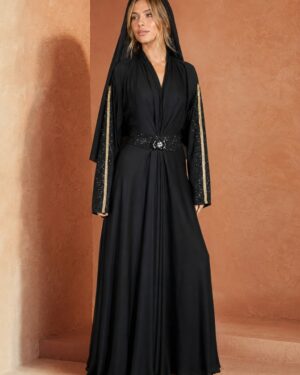 Noir Celeste Abaya